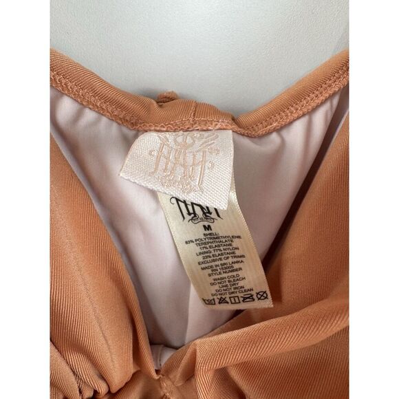 HAH Hot-As-Hell Comin in HAHT Plunge One-Piece Swimsuit sz M Sexy Beach Pool - Picture 4 of 4